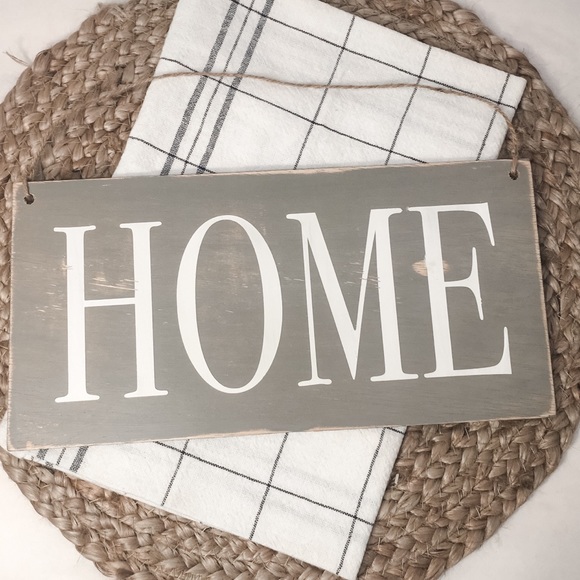 🛒2/$30!🛒  Home-  Wood Painted Sign - Picture 4 of 5